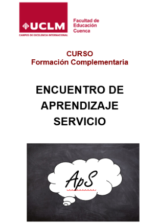 Captura del programa del Encuentro sobre aprendizaje-servicio en Castilla-La Mancha