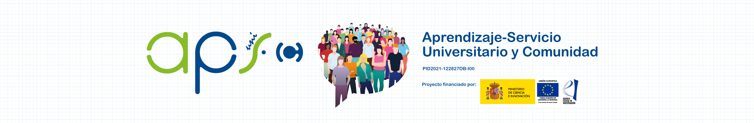 Cabecera del proyecto Aprendizaje-Servicio Universitario y Comunidad (APSUNI-c)