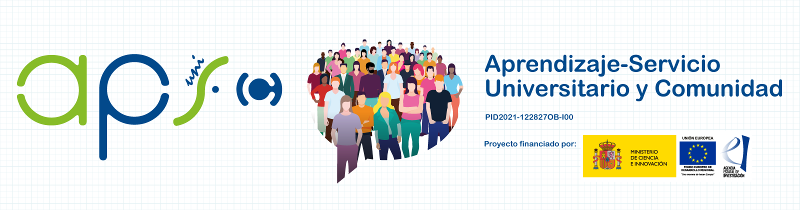 Cabecera del proyecto Aprendizaje-Servicio Universitario y Comunidad (APSUNI-c)