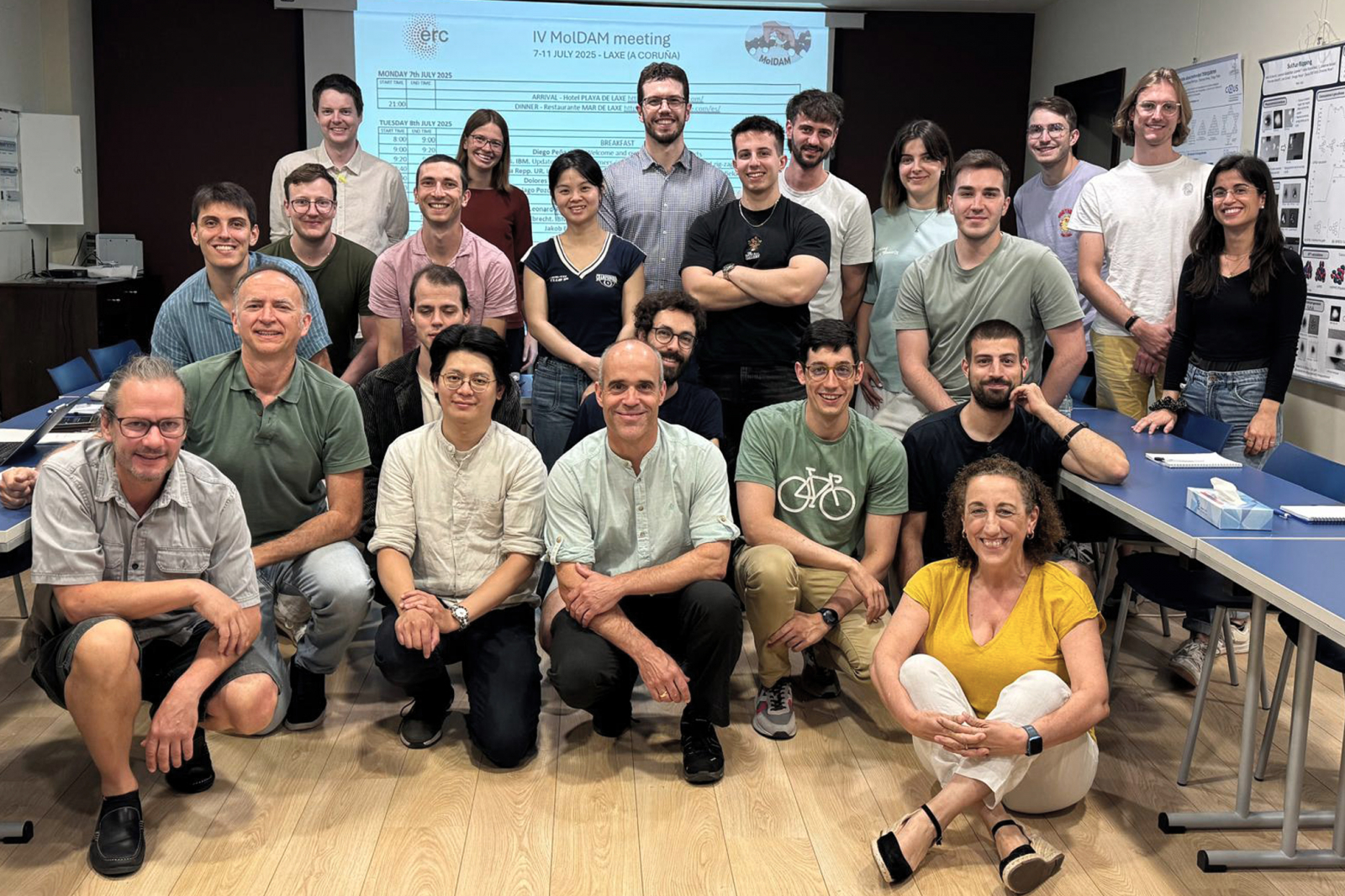 Group photo of MolDAM meeting participants