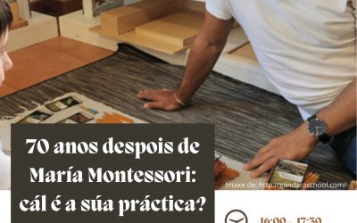 70 anos despois de María Montessori: cal é a súa práctica