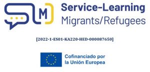 Logotipo del proyecto Erasmus+ Service-Learning Migrants/Refugees