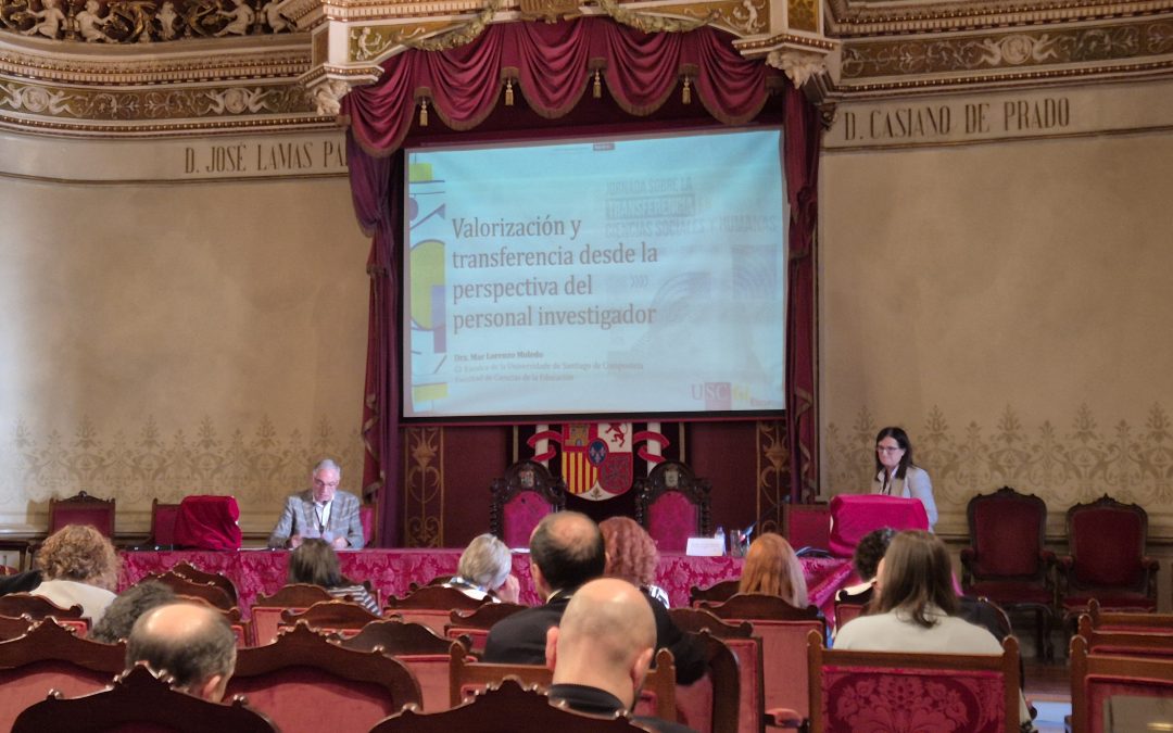 Participación nas Xornadas sobre a Transferencia de Coñecemento en Ciencias Sociais e Humanas